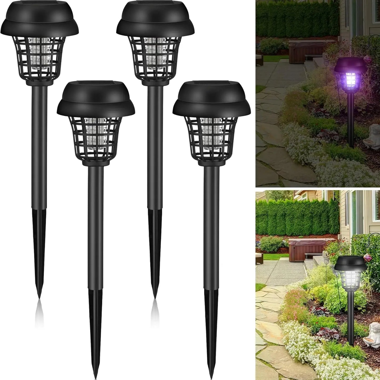 Revéra™ Solar Bug Zapper Waterproof Outdoor