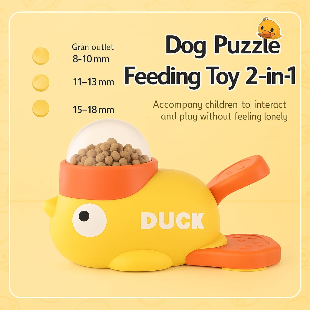 Quack & Snack – Interactive Duck Feeder Toy