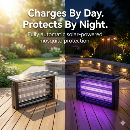 Revéra™ GlowGuard Pro | Solar Outdoor Bug Zapper