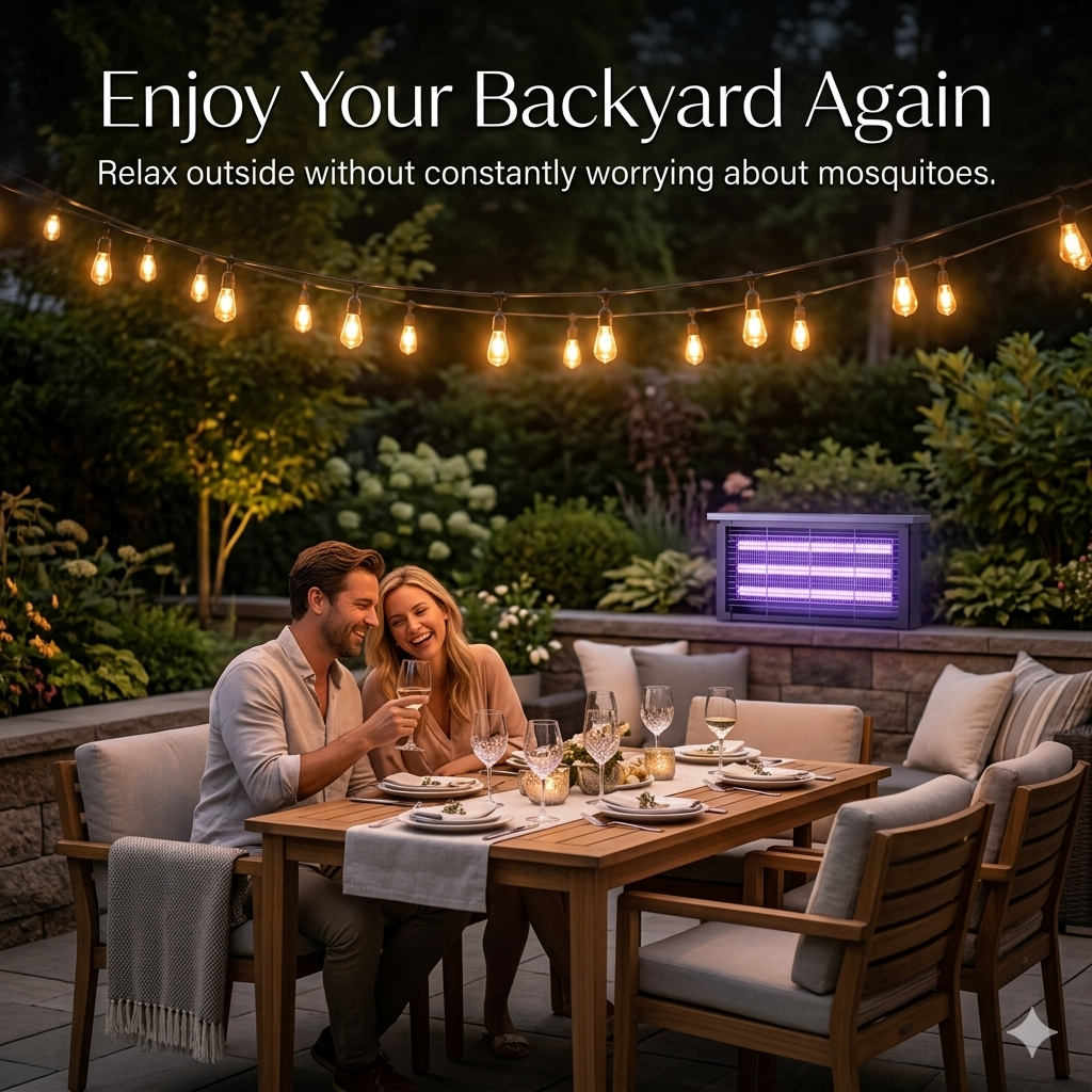 Revéra™ GlowGuard Pro | Solar Outdoor Bug Zapper