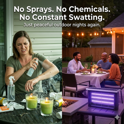 Revéra™ GlowGuard Pro | Solar Outdoor Bug Zapper
