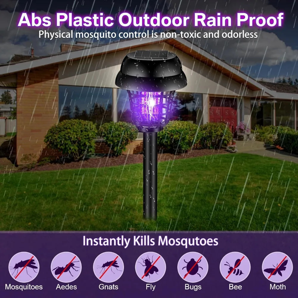 Revéra™ Solar Bug Zapper Waterproof Outdoor