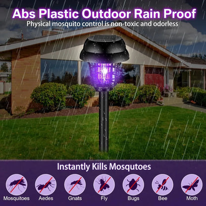 Revéra™ Solar Bug Zapper Waterproof Outdoor