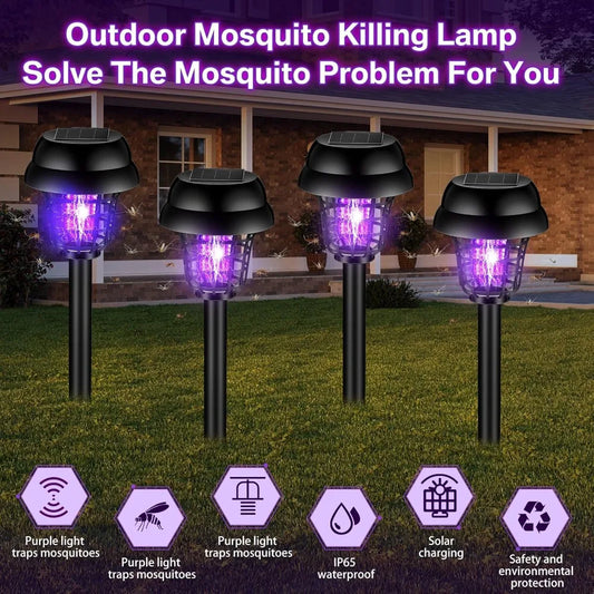 Revéra™ Solar Bug Zapper Waterproof Outdoor
