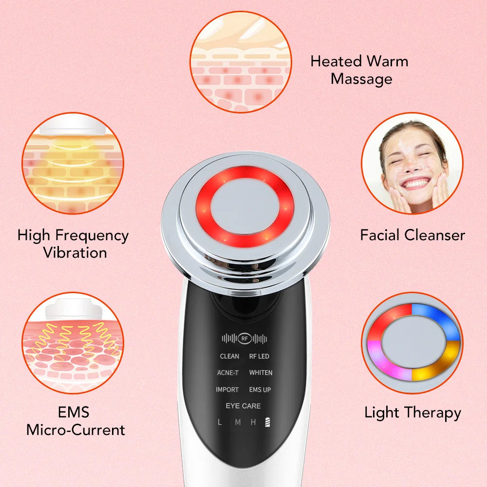Facial Massager with Cold & Warm