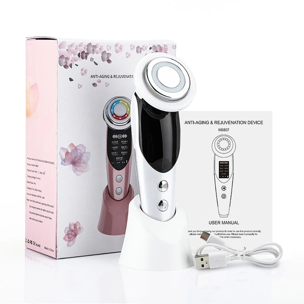 Facial Massager with Cold & Warm