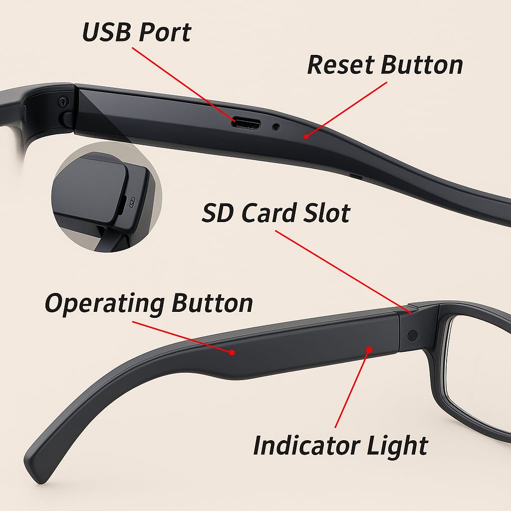 HD Camera Glasses
