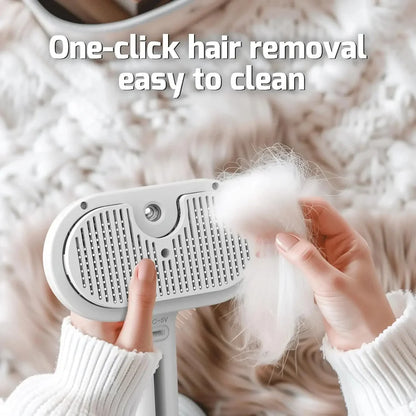 Self Cleaning Steamy Pet Brush