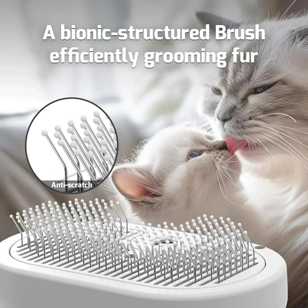 Self Cleaning Steamy Pet Brush